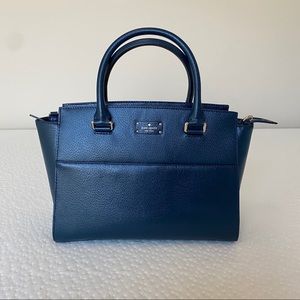 NWOT Kate Spade Jeanne Small Satchel Petrol Blue